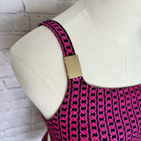 MICHAEL KORS Asymmetric One Shoulder Cutout One-Piece Swimsuit--12 - Picture 6 of 14